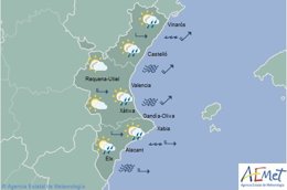 Predicción de este lunes