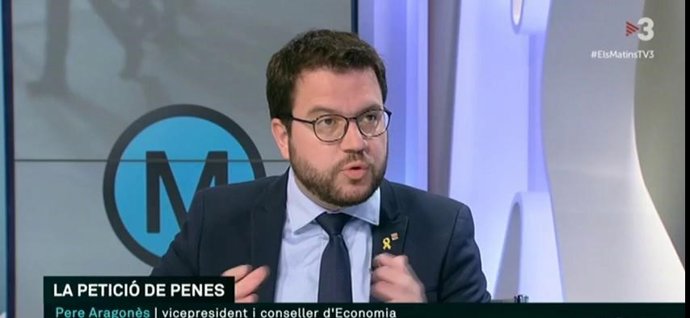 Pere Aragonès a TV3