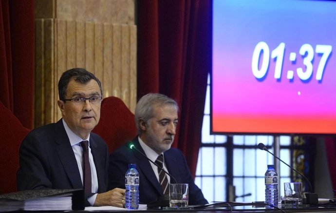 El alcalde, durante el Debate sobre el estado del municipio