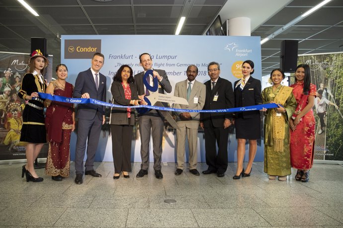Condor inaugura su primer vuelo a Kuala Lumpur