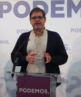 El diputado regional de Podemos Andrés Pedreño
