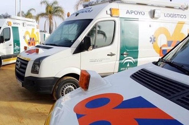 Ambulancia del 061 en Andalucía