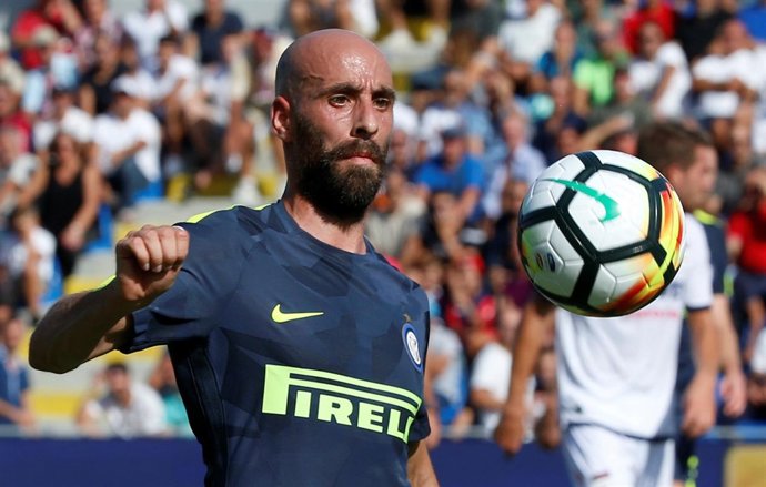 Borja Valero con el Inter de Milán