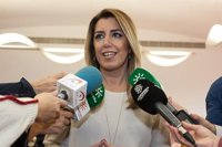 Susana Díaz: "Defiendo la libertad de expresión y reunión en toda España, pero algunos tenían otra intención" en Alsasua