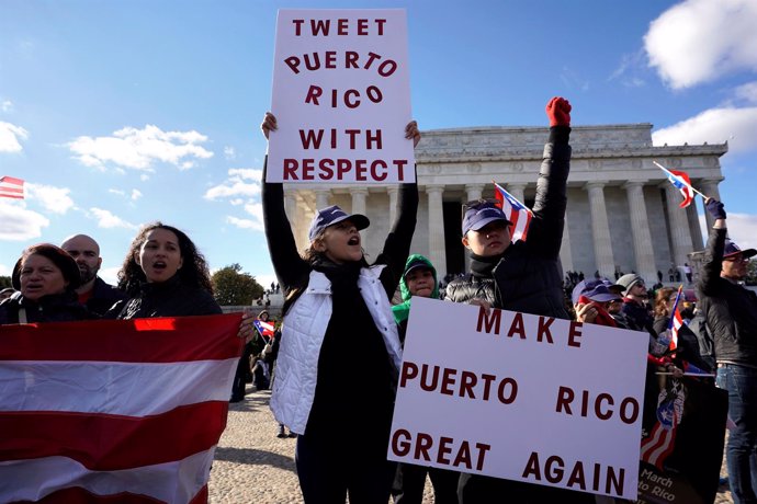 Movilización por Puerto Rico en Washington