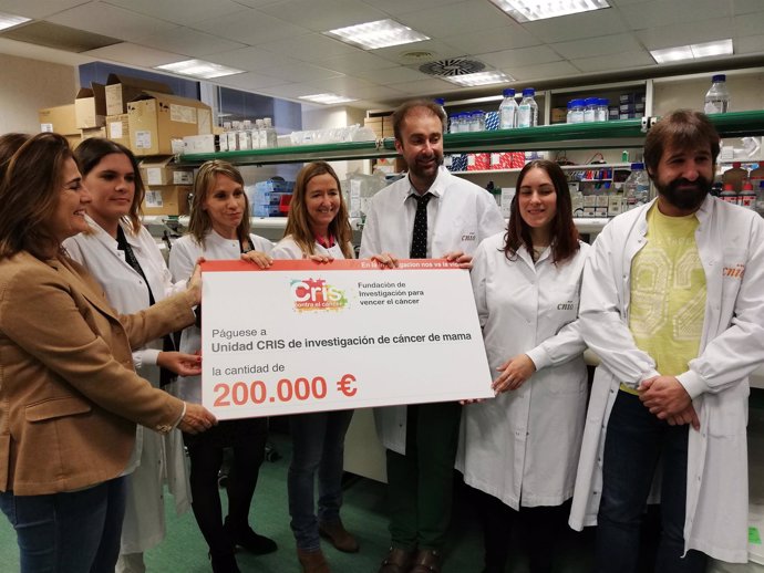 La Fundación CRIS Contra el Cáncer entrega 200.000 euros al CNIO