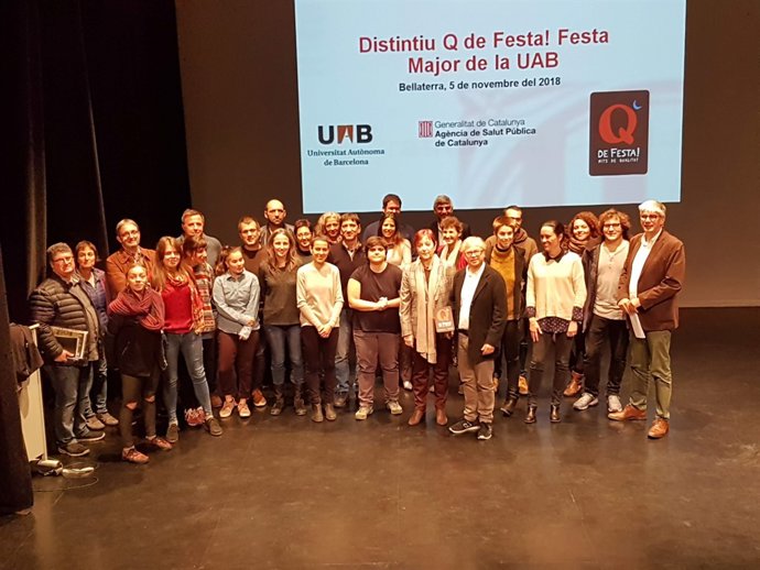 El distintiu 'Q de Festa!' atorgat a la UAB
