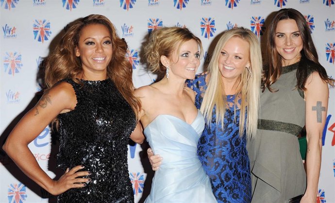 Mel B, Emma, Geri y Mel C de las Spice Girls