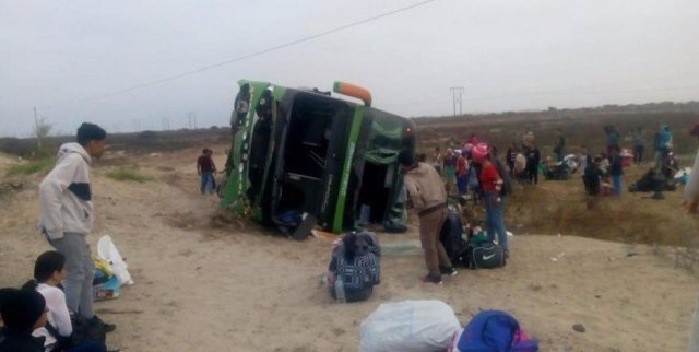 Accidente de autobús en Perú