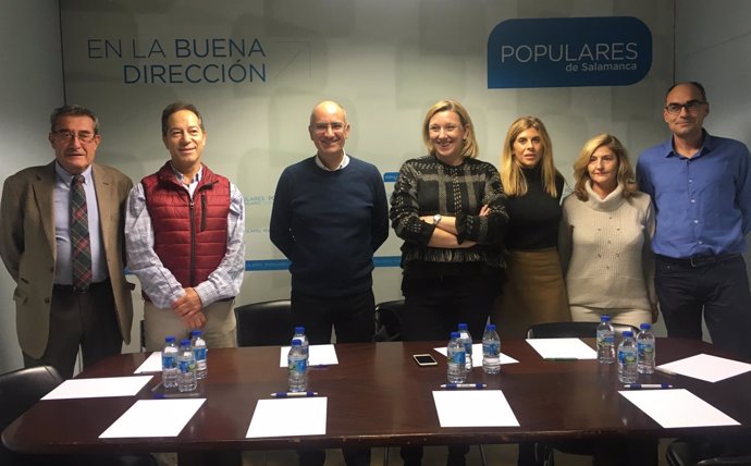 Reunión en la sede del PP de Salamanca. 5-11-2018