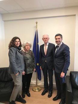 Membres de SCC es reuneixen amb Herman van Rompuy