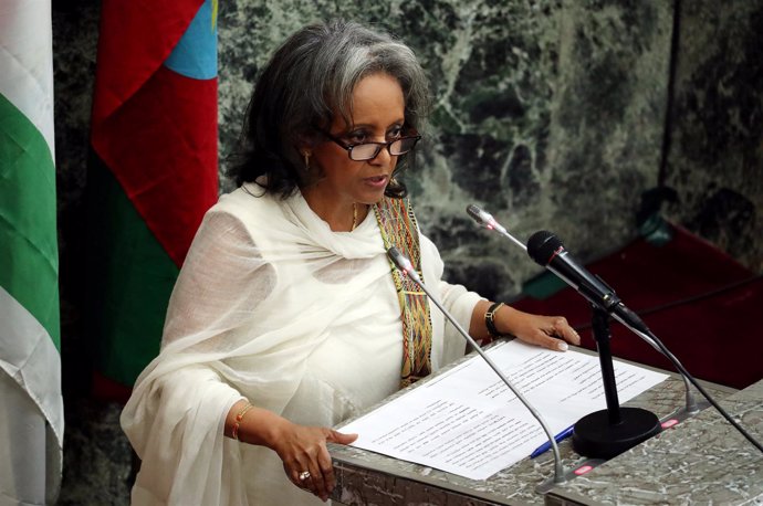 La presidenta de Etiopía, Sahlework Zewde