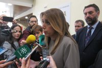Susana Díaz expresa su pesar por la muerte del alcalde de El Borge (Málaga)