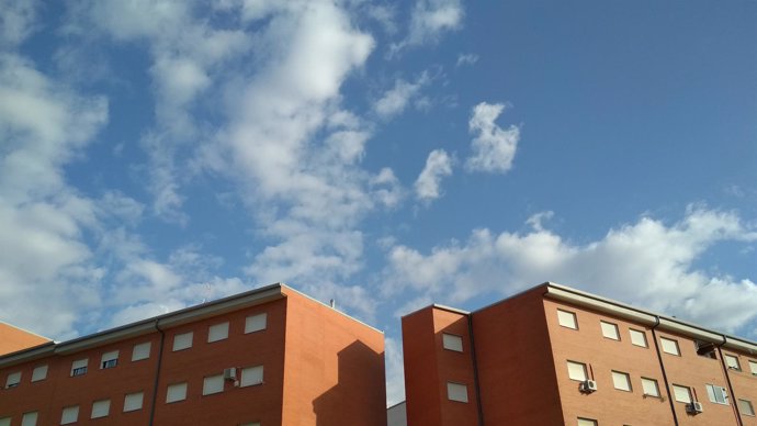 Cielos con nubes en Mérida
