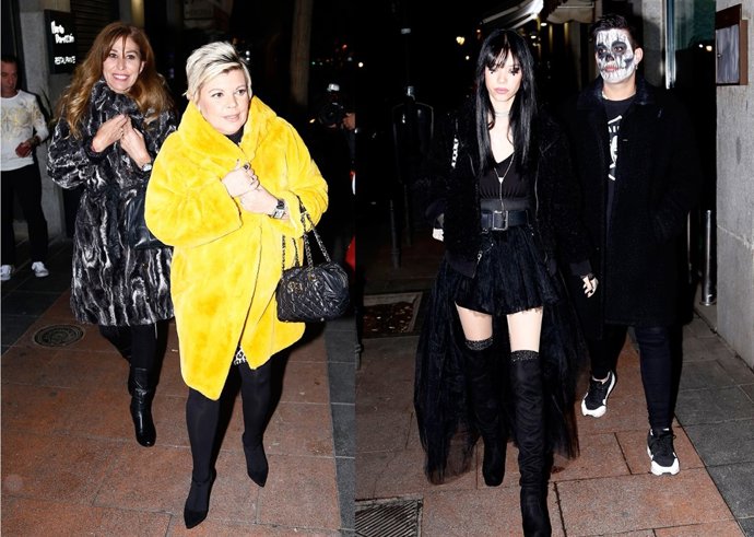 Terelu campos cena con su hija alejandra rubio y con alvaro l