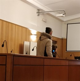 El acusado, durante el juicio en la Audiencia de Valladolid. 