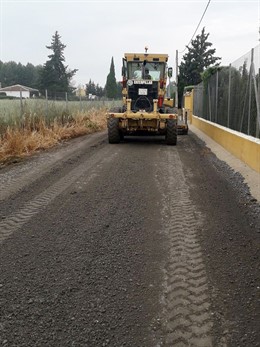 Arreglo de caminos rurales en Antequera 