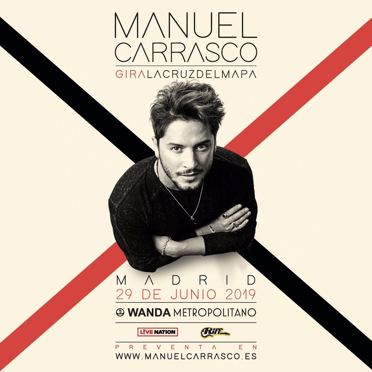 Cierto apoyo Entretener Manuel Carrasco anuncia concierto el 29 de junio de 2019 en el Wanda  Metropolitano de Madrid