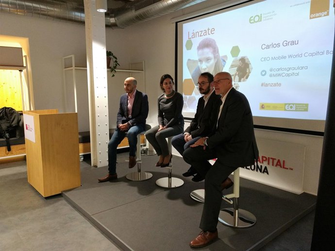 Martín (i2cat), Usamentiaga (Organge), Jiménez (EOI) i Grau (MWCapital)
