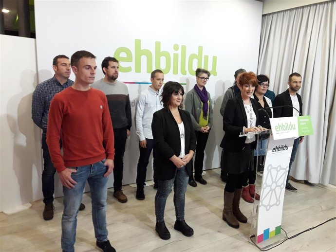 Bakartxo Ruiz, en la presentación de candidatos municipales de EH Bildu.