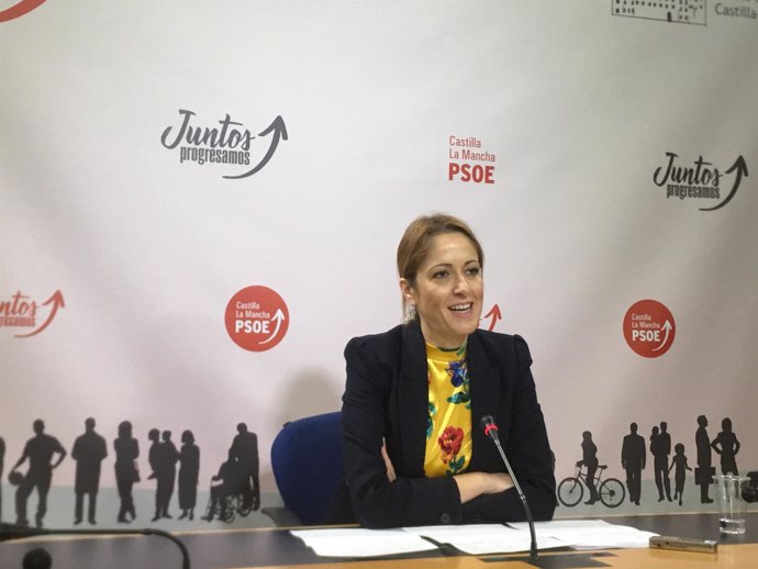 La portavoz del PSOE en Castilla-La Mancha, Cristina Maestre