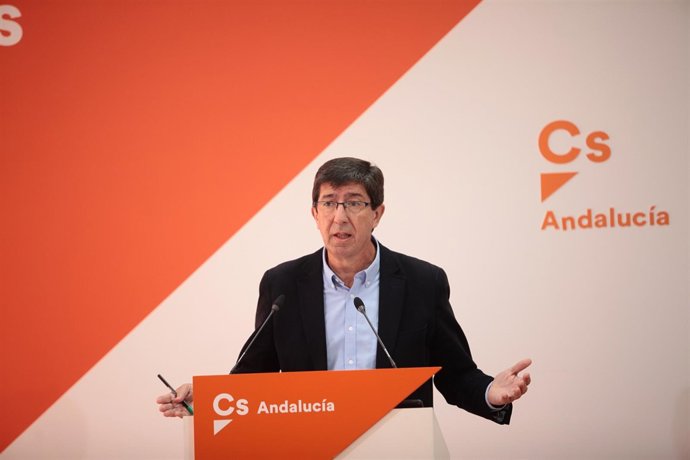 Juan Marín, candidato de Cs a la presidencia del gobierno de la Junta.