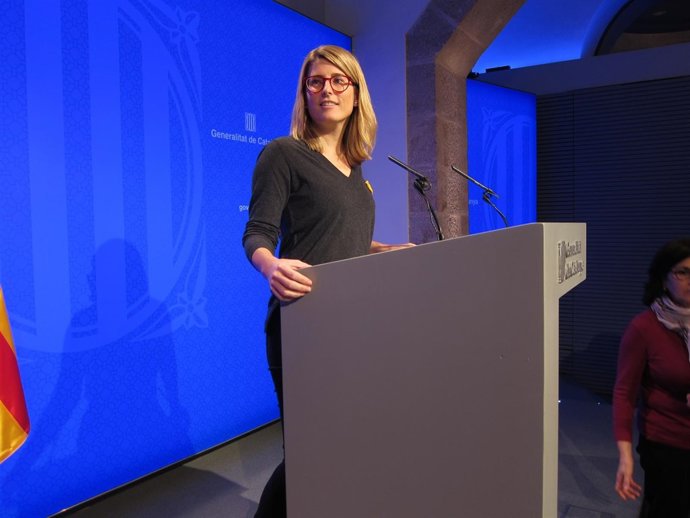 La consellera de Presidencia y portavoz del Govern, Elsa Artadi