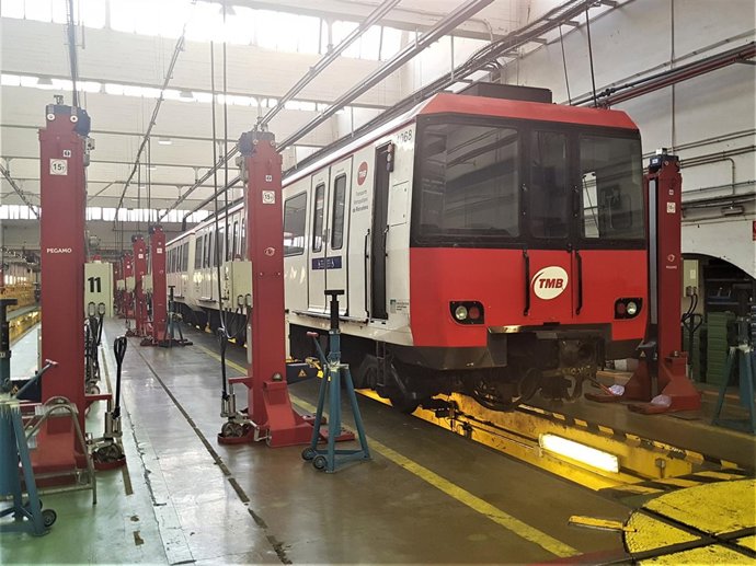 Taller del Metro de Barcelona, en la Sagrera