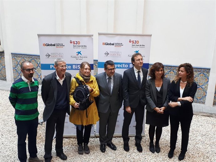 Presentación proyecto on A.Font, J.Sunyer, E.Gratacós, M.D.Gómez y E.Llurba