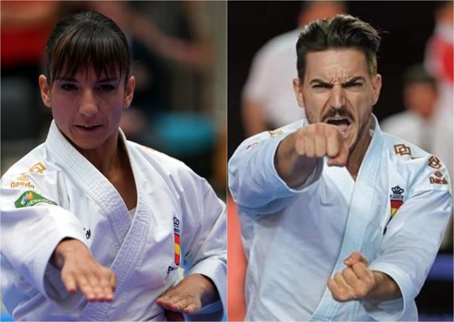 Sandra Sánchez Damián Quintero karate