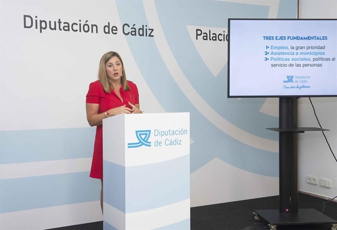 Irene García, presidenta de la Diputación de Cádiz
