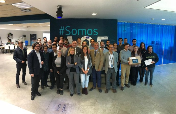 Javier Carnero y Jerónimo Vílchez,en El Cubo.