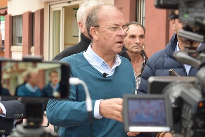 El presidente del PP de Extremadura, José Antonio Monago