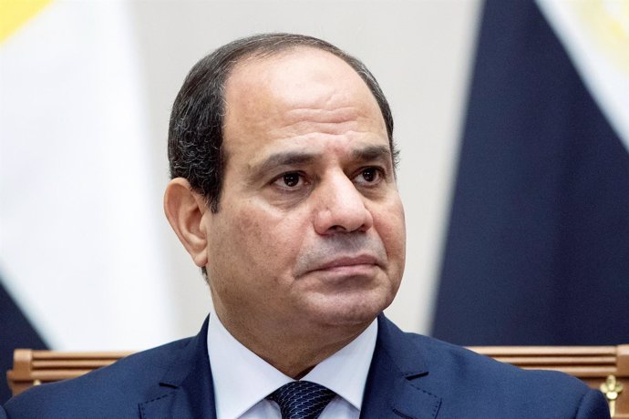El presidente de Egipto, el general Abdelfatá al Sisi, en un acto en Sochi