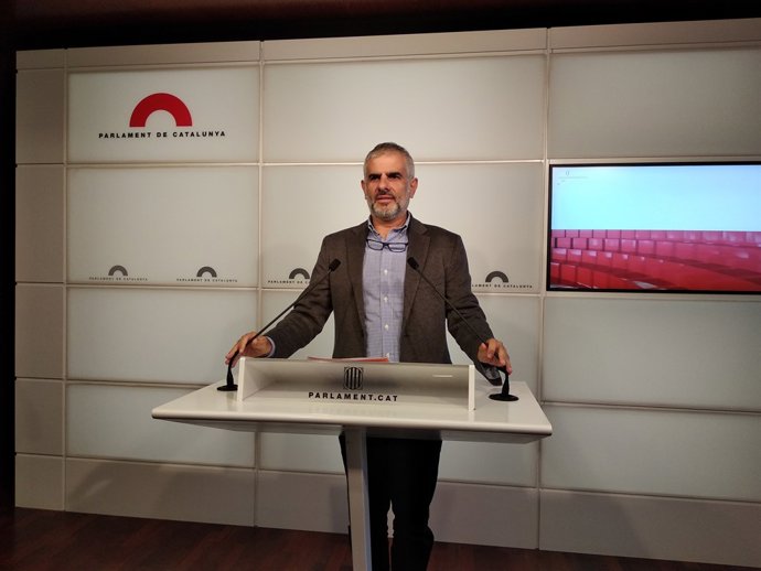 El portaveu de Cs en el Parlament, Carlos Carrizosa