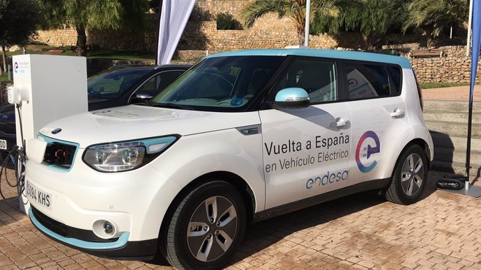 El coche de KIA que ha recorrido la VIII etapa de la Vuelta a España de Endesa