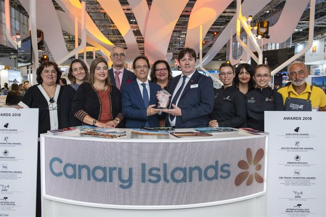 Stand de Canarias en la WTM de Londres