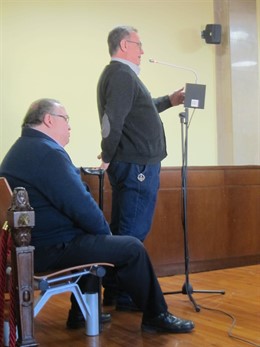 El extesorero de Cáritas de Úbeda durante el juicio