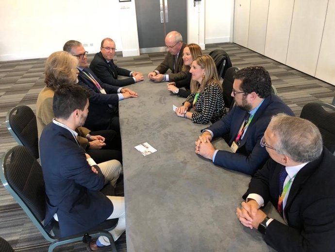 La presidenta de la Diputación de Cádiz, Irene García, en Londres