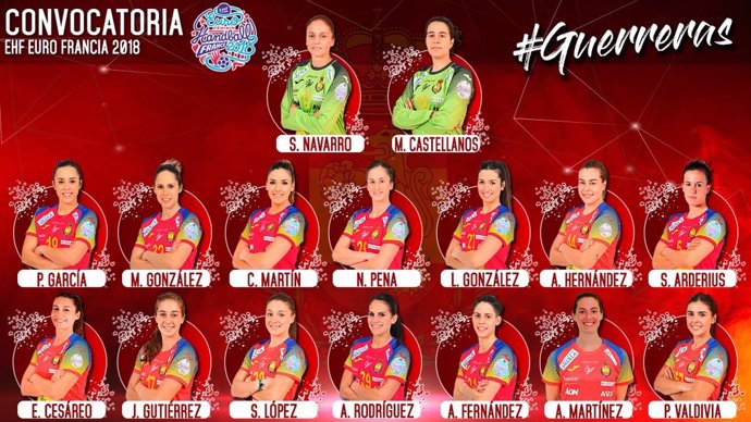 Guerreras selección española de balonmano femenino