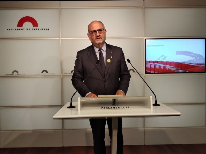 El portaveu adjunt de JxCat, Eduard Pujol