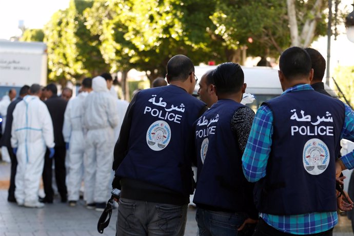 Escenario de un atentado suicida en la capital de Túnez