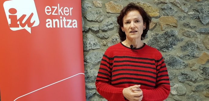 La coordinadora de Ezker Anitza-IU, Isabel Salud