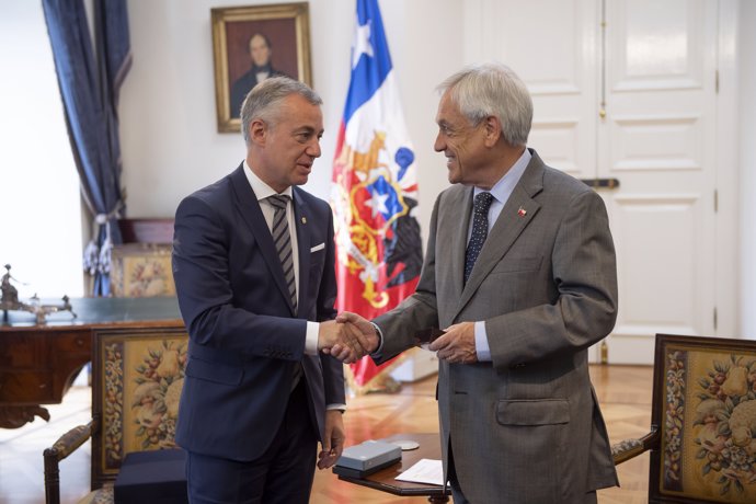 Urkullu y el presidente de Chile