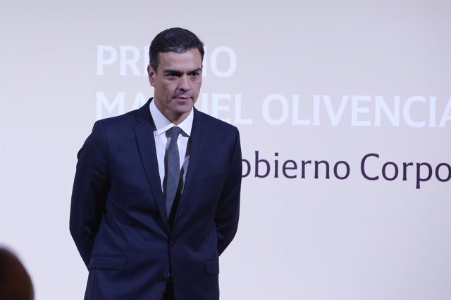 Pedro Sánchez interviene en la entrega del Premio Manuel Olivencia al Buen Gobie