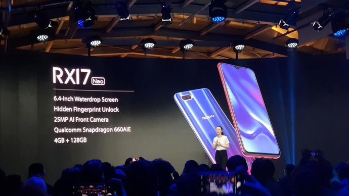 Presentación de Oppo RX 17 Pro en Milán