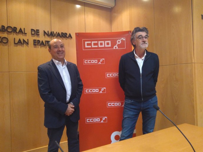 Carlos Bravo y Chechu Rodríguez, de CCOO