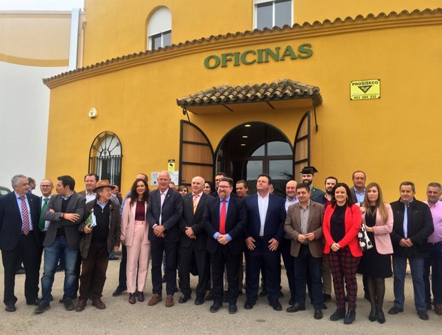 Presentación del aceite ecológio de la cooperativa San Vicente, de Mogón.