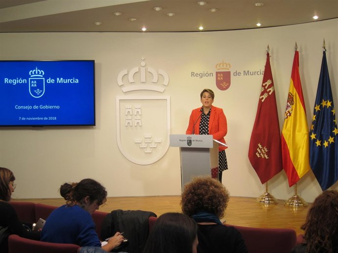 La Portavoz Del Gobierno Regional, Noelia Arroyo, Ern La Rueda De Prensa