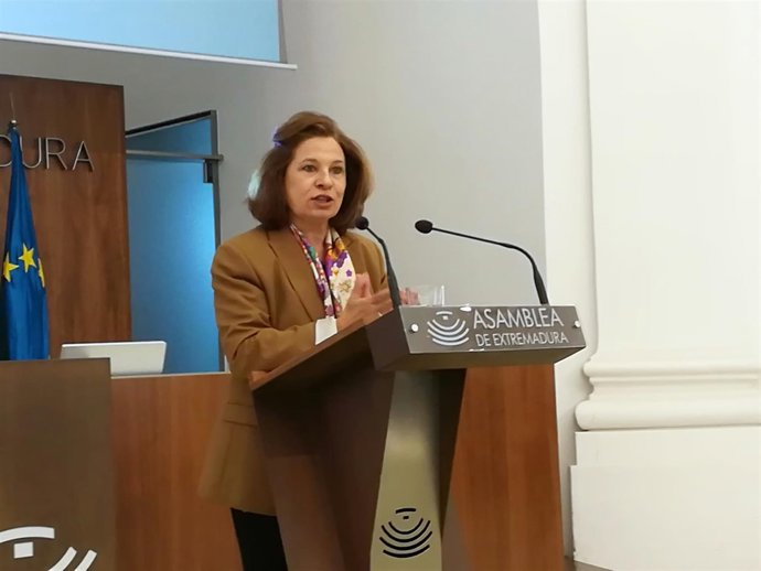 Pilar Blanco-Morales este miércoles en la Asamblea